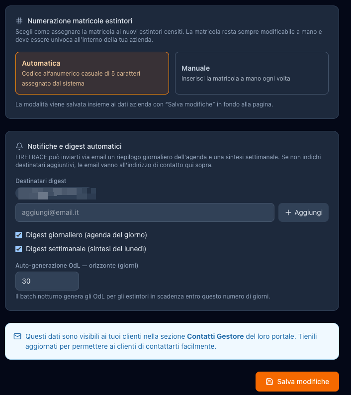 Automazioni e digest